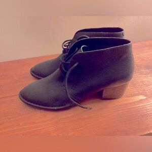 Black Leather Clark’s Bootie - “Spiced Charm”BNIB